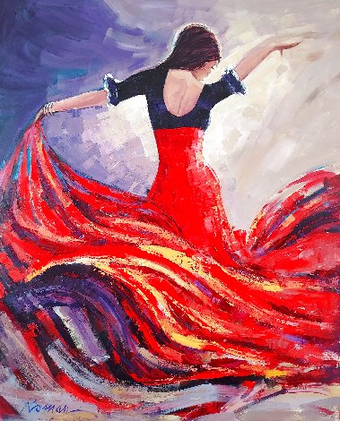Dance of Passion - Huge 59x47 Original Painting - Roman Czerwinski