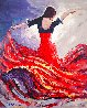Dance of Passion - Huge 59x47 Original Painting by Roman Czerwinski - 0