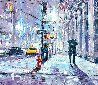 Winter in NY 2016 15x30 Original Painting by Roman Czerwinski - 1
