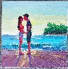 Kiss on Maui 2020 10x10 - Hawaii Original Painting by Roman Czerwinski - 1