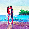 Kiss on Maui 2020 10x10 - Hawaii Original Painting by Roman Czerwinski - 0