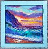 Sunset Break 2023 10x10 - Maui, Hawaii Original Painting by Roman Czerwinski - 1