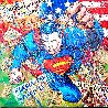 Superman 2016 48x48 - Huge Original Painting by Roman Czerwinski - 1
