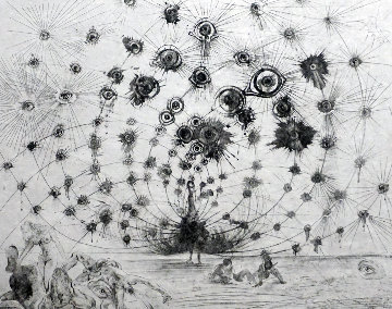 Mythology Argus (Black and White) (Early) 1963 Limited Edition Print - Salvador Dali Mythology Argus (Black and White) (Early) 1963 Limited Edition Print - Salvador Dali