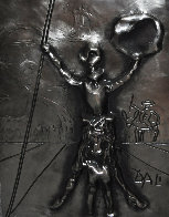 Don Quixote Dali Platinum Sculpture 27 in Sculpture by Salvador Dali - 0 Don Quixote Dali Platinum Sculpture 27 in Sculpture by Salvador Dali - 0