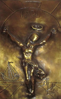 Christ of Saint John of the Bas Relief Cross Bronze Sculpture 32 in Sculpture - Salvador Dali Christ of Saint John of the Bas Relief Cross Bronze Sculpture 32 in Sculpture - Salvador Dali