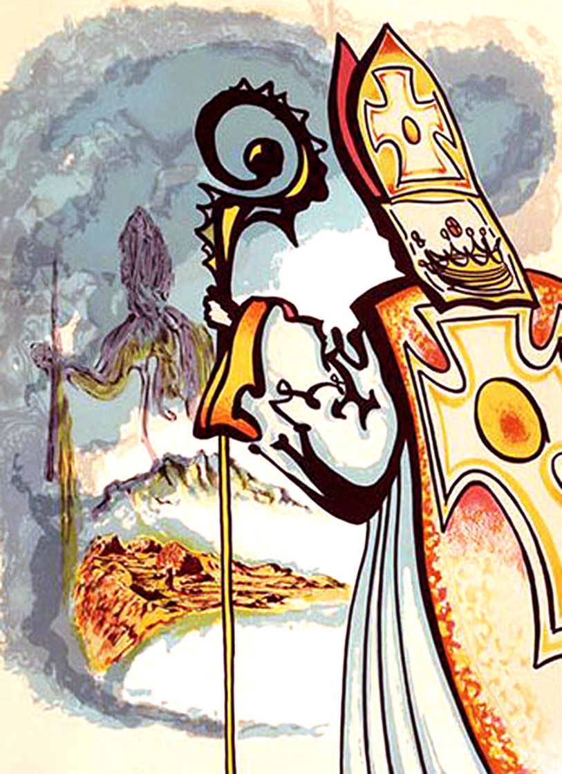 Ivanhoe Suite: King Richard: 1977 Limited Edition Print by Salvador Dali Ivanhoe Suite: King Richard: 1977 Limited Edition Print by Salvador Dali