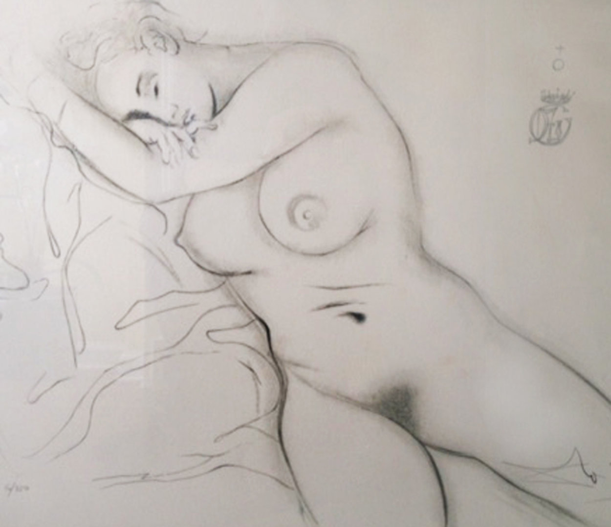 Nude Sleeping Woman 1970 Limited Edition Print by Salvador Dali