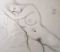 Nude Sleeping Woman 1970 Limited Edition Print by Salvador Dali - 0 Nude Sleeping Woman 1970 Limited Edition Print by Salvador Dali - 0