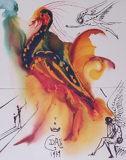 Le Grand Pavon 1979 Limited Edition Print - Salvador Dali Le Grand Pavon 1979 Limited Edition Print - Salvador Dali