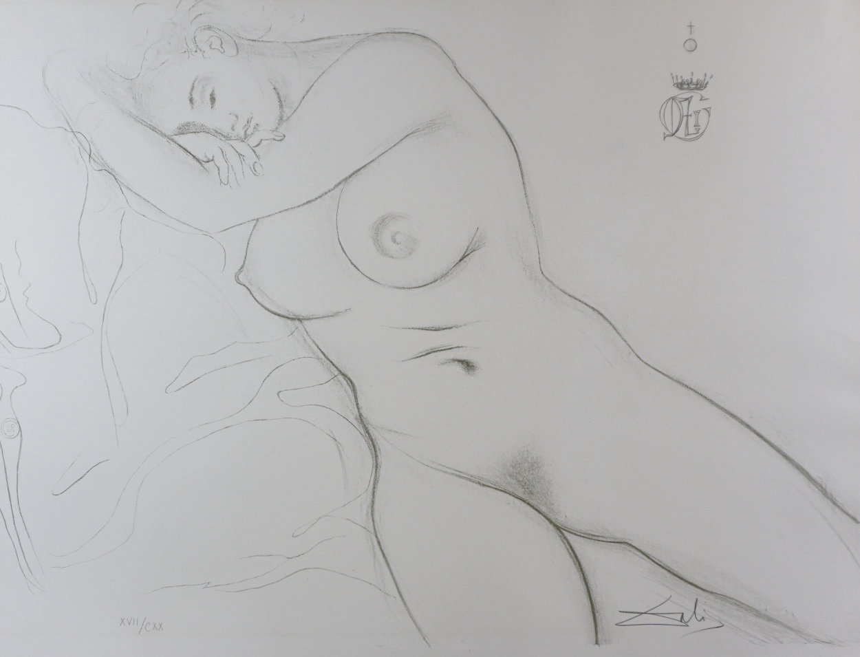 Nudes Sleeping Woman 1970 Limited Edition Print by Salvador Dali Nudes Sleeping Woman 1970 Limited Edition Print by Salvador Dali