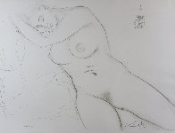 Nudes Sleeping Woman 1970 Limited Edition Print by Salvador Dali - 0 Nudes Sleeping Woman 1970 Limited Edition Print by Salvador Dali - 0