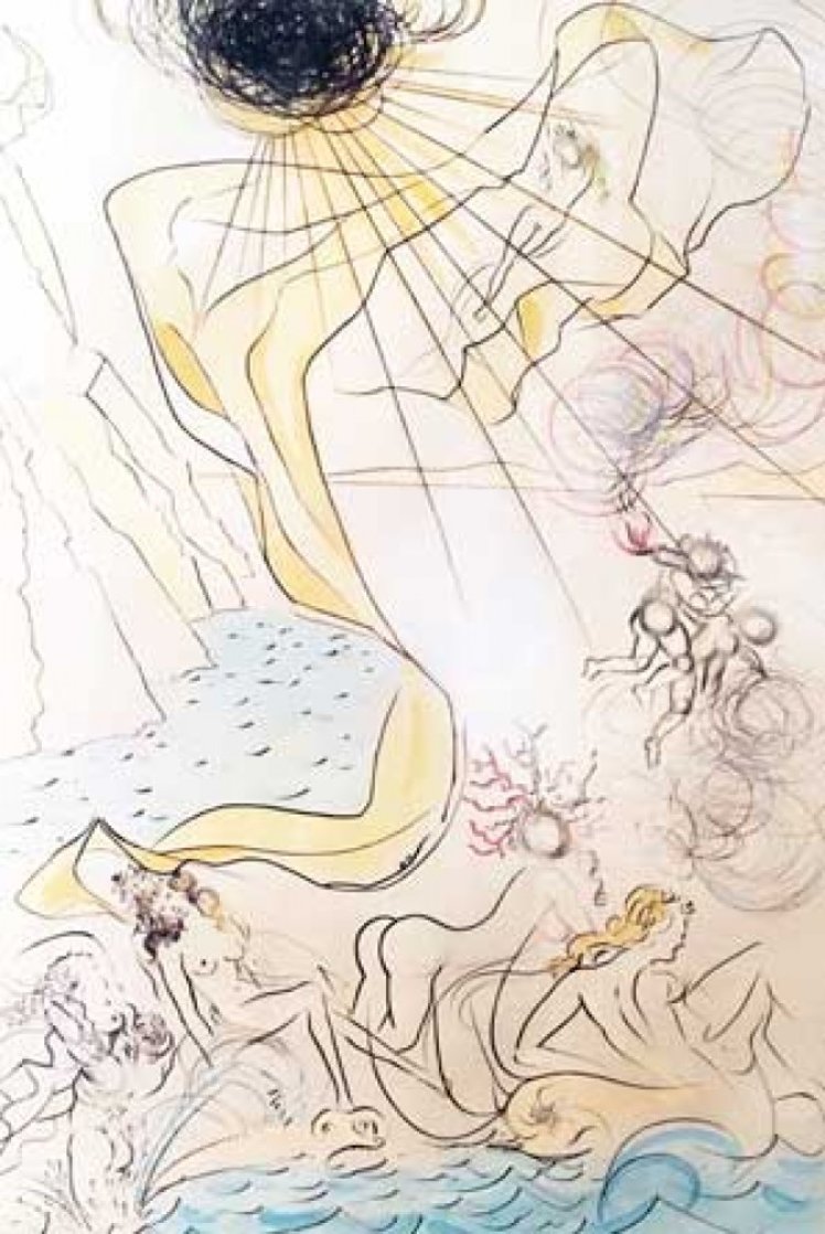 Le Triomphe De Venus 1960 (Early) Limited Edition Print by Salvador Dali