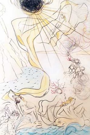 Le Triomphe De Venus 1960 (Early) Limited Edition Print - Salvador Dali