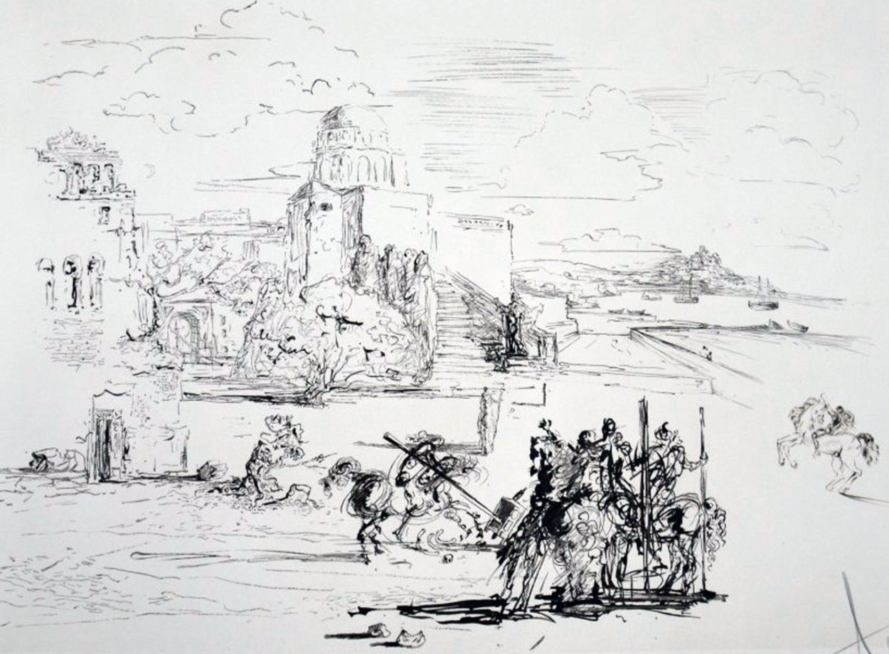 Rome et Cadaque 1973 Limited Edition Print by Salvador Dali Rome et Cadaque 1973 Limited Edition Print by Salvador Dali
