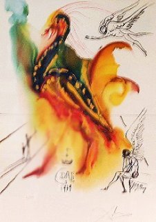 Le Gran Pavon 1975 Limited Edition Print - Salvador Dali Le Gran Pavon 1975 Limited Edition Print - Salvador Dali