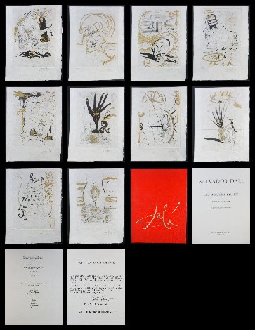 Les Amours Juanes Complete Suite 10 Pieces 1974 HS Limited Edition Print - Salvador Dali