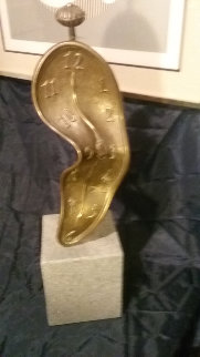 Time in the Fourth Dimension Bronze Sculpture 1980 30 in Sculpture - Salvador Dali Time in the Fourth Dimension Bronze Sculpture 1980 30 in Sculpture - Salvador Dali