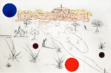 Visions of Chicago: Museum of Science And Industry 1975 Limited Edition Print - Salvador Dali Visions of Chicago: Museum of Science And Industry 1975 Limited Edition Print - Salvador Dali