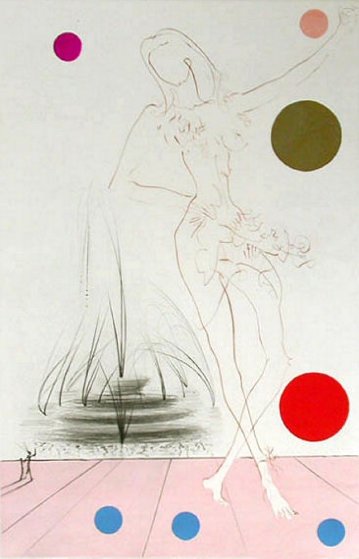 Visions of Chicago: Buckingham Fountain 1975 Limited Edition Print by Salvador Dali Visions of Chicago: Buckingham Fountain 1975 Limited Edition Print by Salvador Dali