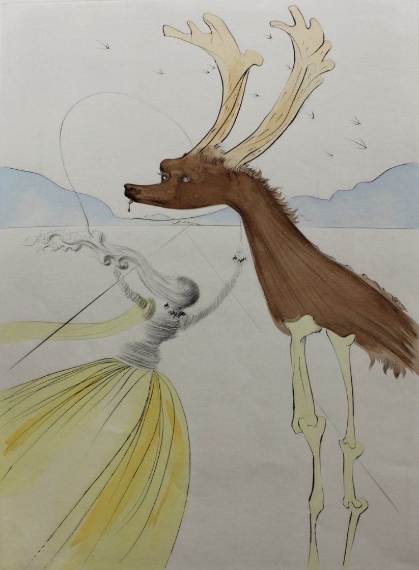 Naphtali 1972 Limited Edition Print by Salvador Dali Naphtali 1972 Limited Edition Print by Salvador Dali