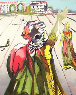 Poet Advises The Maiden 1979 Limited Edition Print - Salvador Dali