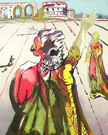 Poet Advises The Maiden 1979 Limited Edition Print - Salvador Dali
