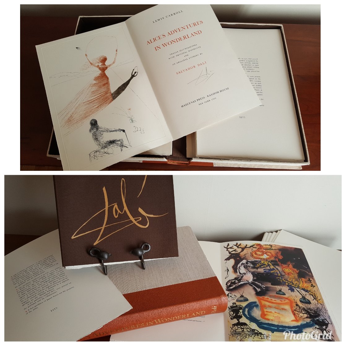 Alice's Adventures in Wonderland with 12 Color Illustrations 1969 Limited Edition Print by Salvador Dali Alice's Adventures in Wonderland with 12 Color Illustrations 1969 Limited Edition Print by Salvador Dali