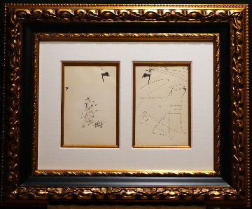 Original Drawing, From the Book on the Verge By Maurice Sandoz 1951 (Early) Drawing - Salvador Dali Original Drawing, From the Book on the Verge By Maurice Sandoz 1951 (Early) Drawing - Salvador Dali