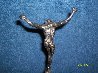Christ of St. John of the Cross Silver Sculpture 2000 8 in Sculpture by Salvador Dali - 4