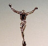 Christ of St. John of the Cross Silver Sculpture 2000 8 in Sculpture by Salvador Dali - 0
