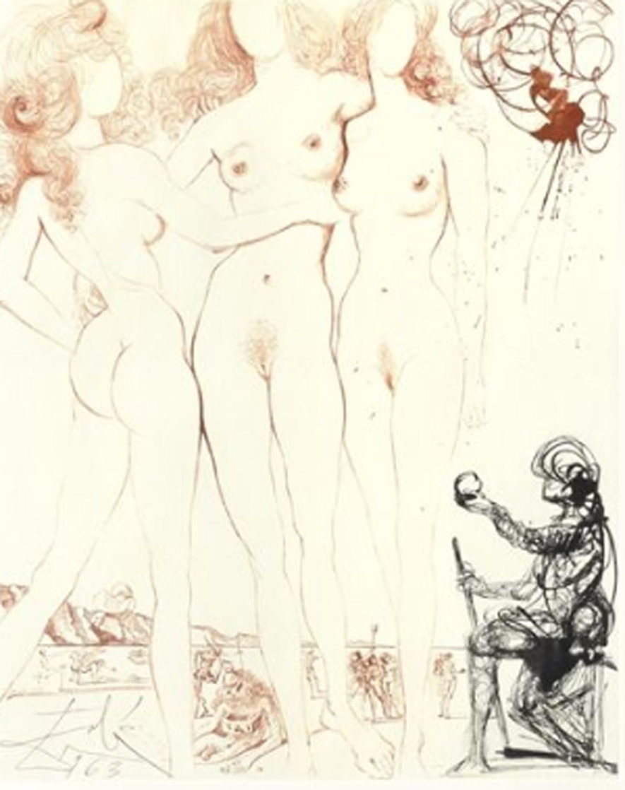 Judgement of Paris  Limited Edition Print by Salvador Dali