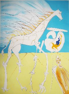 Saturnian Giraffe 1974 Limited Edition Print - Salvador Dali Saturnian Giraffe 1974 Limited Edition Print - Salvador Dali