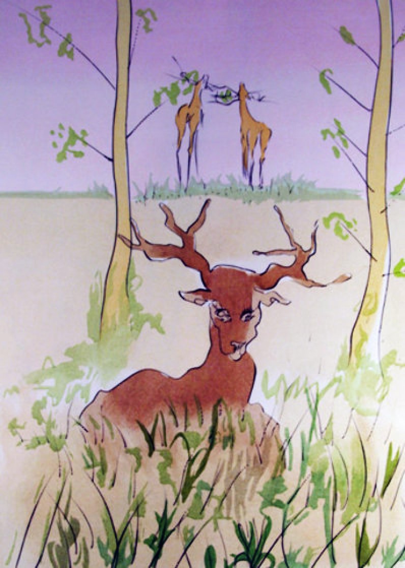 Le Cerf Malade 1974 Limited Edition Print by Salvador Dali Le Cerf Malade 1974 Limited Edition Print by Salvador Dali