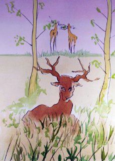 Le Cerf Malade 1974 Limited Edition Print - Salvador Dali Le Cerf Malade 1974 Limited Edition Print - Salvador Dali