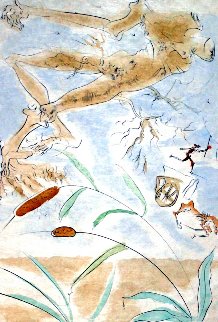 Le Chene Et Le Roseau 1974 Limited Edition Print - Salvador Dali Le Chene Et Le Roseau 1974 Limited Edition Print - Salvador Dali