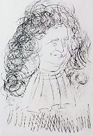 Le Portrait De La Fontaine 1974 Limited Edition Print by Salvador Dali - 2 Le Portrait De La Fontaine 1974 Limited Edition Print by Salvador Dali - 2