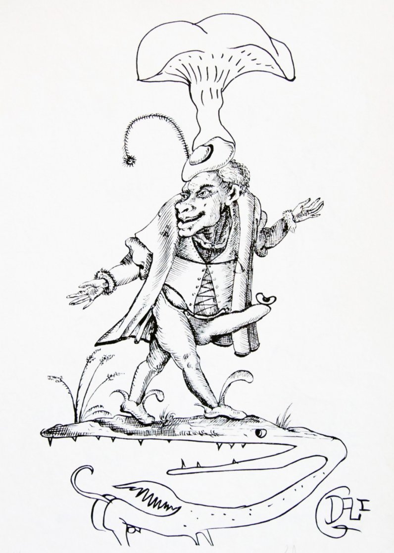 Les Drolatiques De Pantagruel 1973 Limited Edition Print by Salvador Dali Les Drolatiques De Pantagruel 1973 Limited Edition Print by Salvador Dali