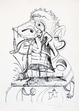 Les Songes Drolatiques De Pantagruel 1973 Limited Edition Print - Salvador Dali