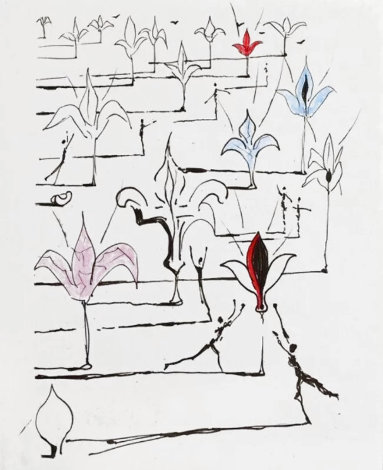 Les Fleurs 100  1967 HS (Early) Limited Edition Print - Salvador Dali