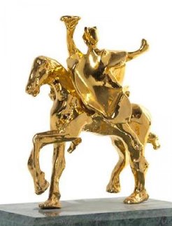 Trajan on Horseback Bronze 1974 6 in Sculpture - Salvador Dali Trajan on Horseback Bronze 1974 6 in Sculpture - Salvador Dali