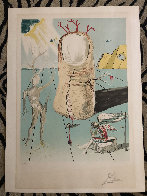 Vision of the Angel of Cap Creus For the Thumb 1980 Limited Edition Print by Salvador Dali - 1 Vision of the Angel of Cap Creus For the Thumb 1980 Limited Edition Print by Salvador Dali - 1