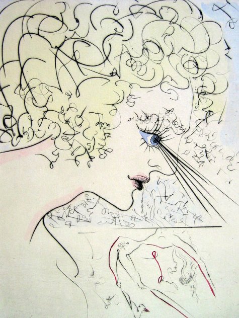 Head (Tete) of Venus 1969 (Early) Limited Edition Print by Salvador Dali