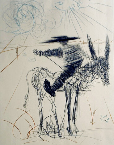 Don Quixote and Sancho Panza Sancho Panza EA 1971 - HS Limited Edition Print - Salvador Dali