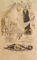 A La Memoire De Zulma - From Les Amours Jaunes Suite 1974 Limited Edition Print by Salvador Dali - 3 A La Memoire De Zulma - From Les Amours Jaunes Suite 1974 Limited Edition Print by Salvador Dali - 3