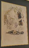 A La Memoire De Zulma - From Les Amours Jaunes Suite 1974 Limited Edition Print by Salvador Dali - 2 A La Memoire De Zulma - From Les Amours Jaunes Suite 1974 Limited Edition Print by Salvador Dali - 2