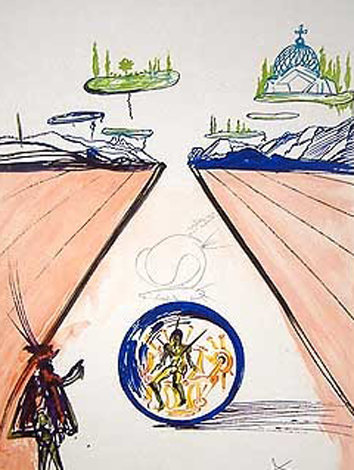 Imaginations And Objects of the Future Intra-uterine Paradesiac Locomotion  1975 Limited Edition Print - Salvador Dali