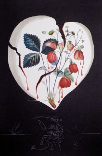 Fruits Strawberries 1970 Limited Edition Print - Salvador Dali Fruits Strawberries 1970 Limited Edition Print - Salvador Dali