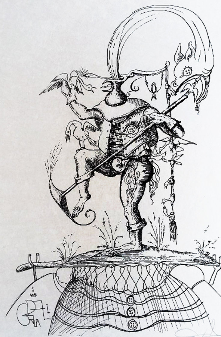 Pantegruel 1973 Limited Edition Print by Salvador Dali Pantegruel 1973 Limited Edition Print by Salvador Dali