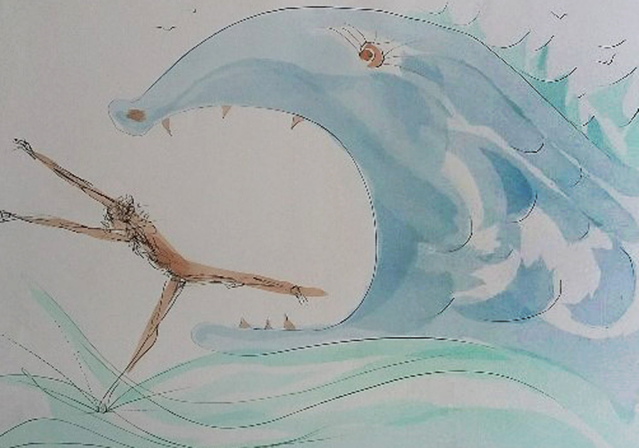 Jonah And the Whale, From Our Historical Heritage Suite 1975 Limited Edition Print by Salvador Dali